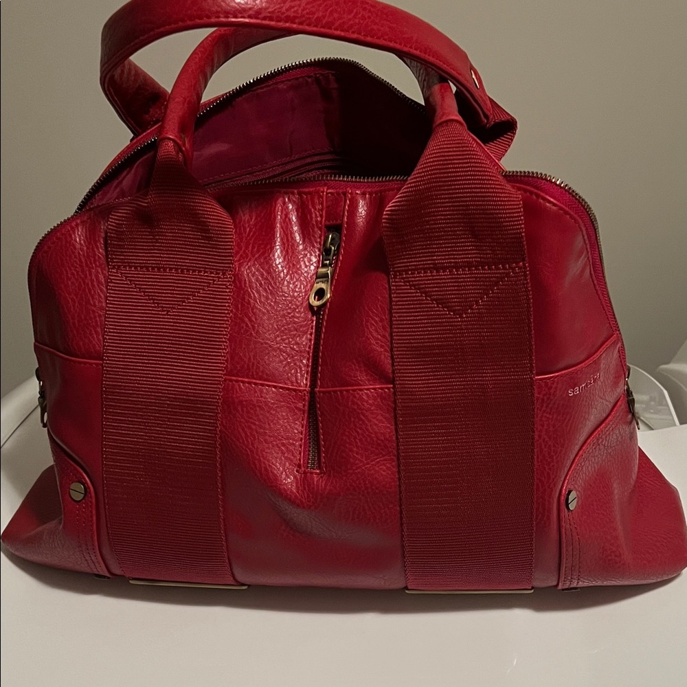 Stylish Red Tote Bag
